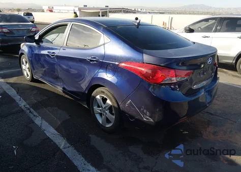 2013 Hyundai Elantra Gls from USA, damaged, VIN 5NPDH4AE8DH357933